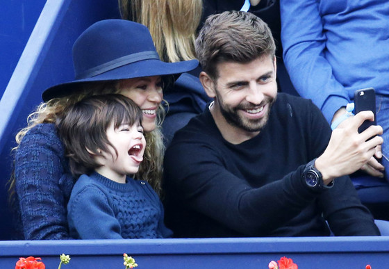 Shakira, Gerard Pique, Milan Pique Shakira, Gerard Pique, Milan Pique